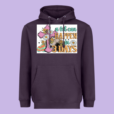 A Lot Can Happen In 3 Days Heavyweight Hoodie Designed By Maliassmallbusiness