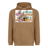Toasted Coconut a lot can happen in 3 days Heavyweight Hoodie - MaliasSmallBusiness