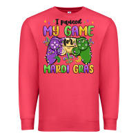 Cardinal i paused my game for mardi gras Premium Sweatshirt - MaliasSmallBusiness