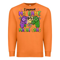 Carrot i paused my game for mardi gras Premium Sweatshirt - MaliasSmallBusiness