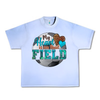 Grape Ice my heart is on that field soccer Urban Heavy Tee - HRA Design Shop