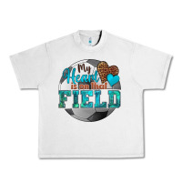 Lunar Rock my heart is on that field soccer Urban Heavy Tee - HRA Design Shop