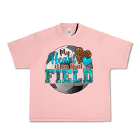 Salmon my heart is on that field soccer Urban Heavy Tee - HRA Design Shop
