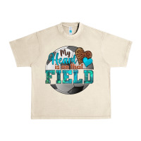 Sandshell my heart is on that field soccer Urban Heavy Tee - HRA Design Shop