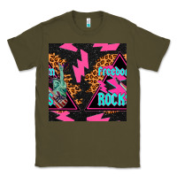 Army Green freedom rocks seamless pattern Classic Tee - BundleAndBundleShop