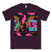 Plum freedom rocks seamless pattern Classic Tee - BundleAndBundleShop