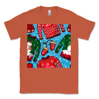 Copper christmas clothes seamless pattern Classic Tee - BundleAndBundleShop