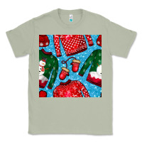 Matcha christmas clothes seamless pattern Classic Tee - BundleAndBundleShop
