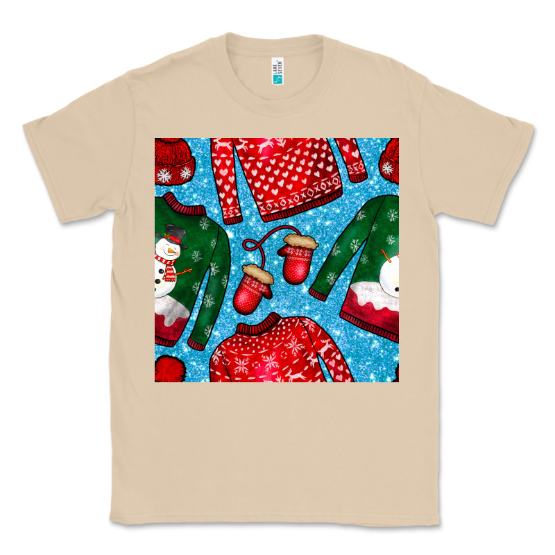 Christmas Clothes Seamless Pattern Classic Tee by BundleAndBundleShop | Teevron