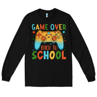 Black game over back to school Long Sleeve Tee - JahusDesignShop