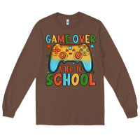 Chestnut game over back to school Long Sleeve Tee - JahusDesignShop