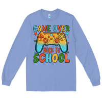 Colony Blue game over back to school Long Sleeve Tee - JahusDesignShop
