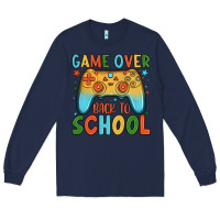 Navy game over back to school Long Sleeve Tee - JahusDesignShop