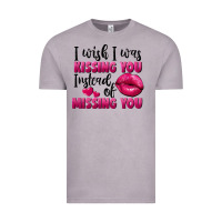 Vintage Zinc i wish i was kissing you instead of missing you Vintage Tee - FaDigitalArtStudio
