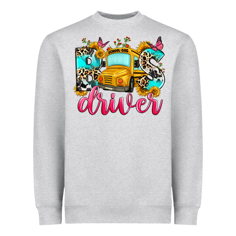 Bus Driver Heavyweight Sweatshirt by Zillion Design Studio | Teevron