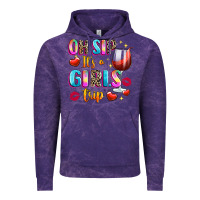 Cloud Purple oh sip its a girls Vintage Hoodie - texasbilliewilder