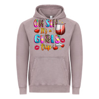 Vintage Zinc oh sip its a girls Vintage Hoodie - texasbilliewilder