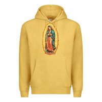 Antique Gold our lady of guadalupe Premium Hoodie - LillyAllenDesigns