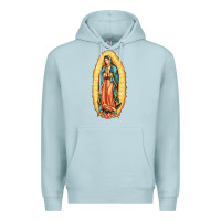 Blue Mist our lady of guadalupe Premium Hoodie - LillyAllenDesigns