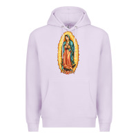 Lilac our lady of guadalupe Premium Hoodie - LillyAllenDesigns