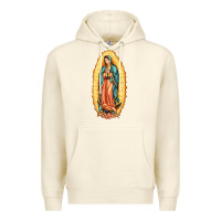 Sandshell our lady of guadalupe Premium Hoodie - LillyAllenDesigns