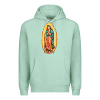 Seafoam our lady of guadalupe Premium Hoodie - LillyAllenDesigns
