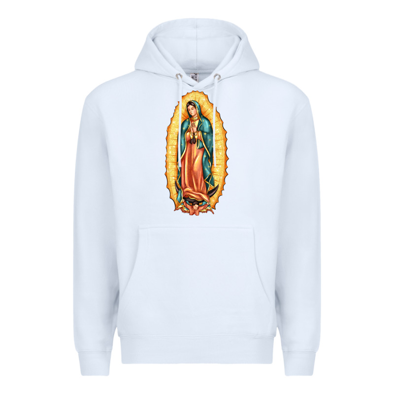 Our Lady Of Guadalupe Premium Hoodie by LillyAllenDesigns | Teevron