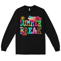 Black summer break Long Sleeve Tee - AdoDesignShop