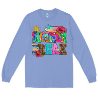 Colony Blue summer break Long Sleeve Tee - AdoDesignShop