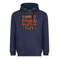 Navy somebodys loud and proud basketball mama Heavyweight Hoodie - MaliasSmallBusiness