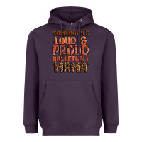 Plum somebodys loud and proud basketball mama Heavyweight Hoodie - MaliasSmallBusiness
