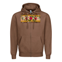 Chestnut western  leopardfloral licanse plate Zipper Hoodie - Artiststas