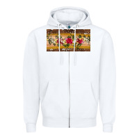 White western  leopardfloral licanse plate Zipper Hoodie - Artiststas