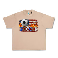 Burro western american flag soccer Urban Heavy Tee - HRA Design Shop
