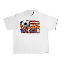 Lunar Rock western american flag soccer Urban Heavy Tee - HRA Design Shop