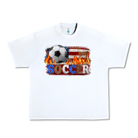 White western american flag soccer Urban Heavy Tee - HRA Design Shop