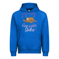 Cobalt Just A Girl Who Lowes Sloths Urban Hoodie - Bettercallsaul