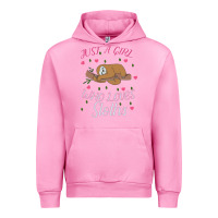 Fuchsia Pink Just A Girl Who Lowes Sloths Urban Hoodie - Bettercallsaul