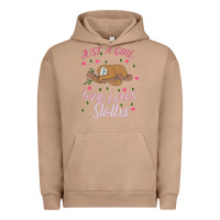 Pigment Burro Just A Girl Who Lowes Sloths Urban Hoodie - Bettercallsaul