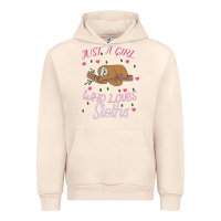 Sandshell Just A Girl Who Lowes Sloths Urban Hoodie - Bettercallsaul