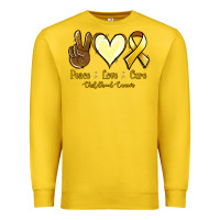 Lemon Peace love cure Bone Cancer Premium Sweatshirt - NancyCooperArtShop