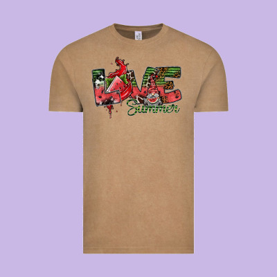 Love Summer Vintage Tee Designed By Sublimationcraftshop