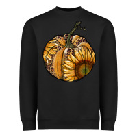 Black sunflower pumpkin Heavyweight Sweatshirt - RanaPortraitStore