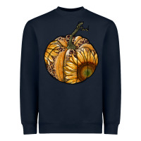 Navy sunflower pumpkin Heavyweight Sweatshirt - RanaPortraitStore