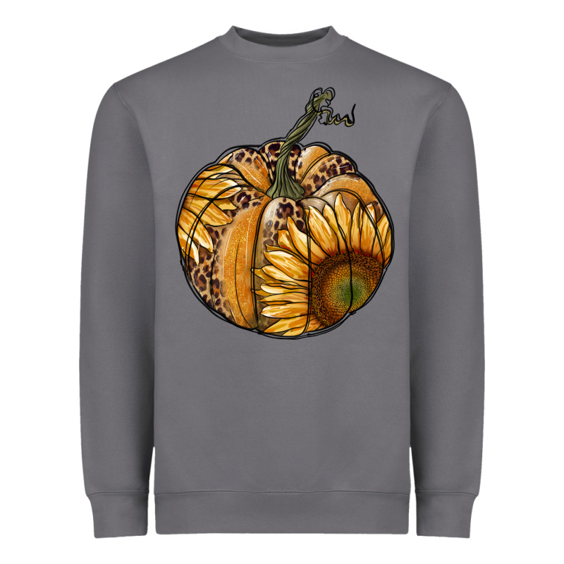 Sunflower Pumpkin Heavyweight Sweatshirt by RanaPortraitStore | Teevron