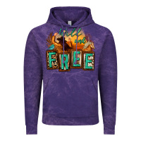 Cloud Purple wild and free cowgirl horse desert Vintage Hoodie - Zillion Design Studio