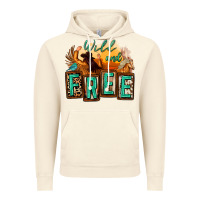 Vintage Artic wild and free cowgirl horse desert Vintage Hoodie - Zillion Design Studio