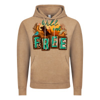 Vintage Coffee wild and free cowgirl horse desert Vintage Hoodie - Zillion Design Studio