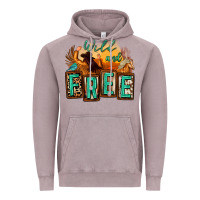 Vintage Zinc wild and free cowgirl horse desert Vintage Hoodie - Zillion Design Studio