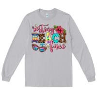 Moon Dust resting beach face Long Sleeve Tee - AdoDesignShop